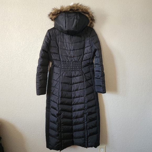 Michael Kors Women's Long Down Black Puffer Jacket, Size: Petite Small - Picture 8 of 14